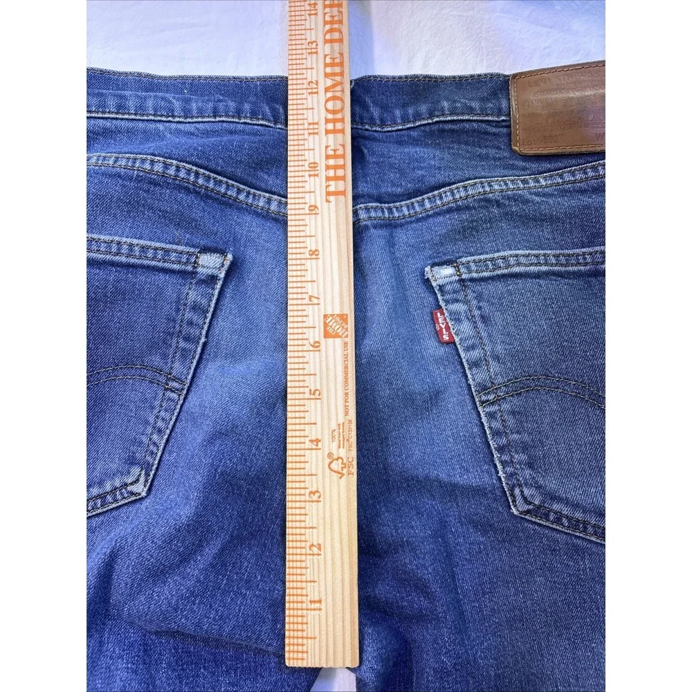 LEVI'S 502 Premium Big E Jeans Men's Regular Taper W33 L30 Denim